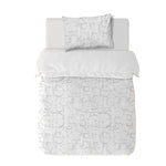 Textiles, Tela, Cojín, Funda Plumón, Piecera, Ropa Cama, Textil, cubre plumón, Genero, Cojines, Manta, Chal, Cubre Cama, Diseño Alfabet White