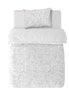Funda Plumón Alfabet White Cuna 145 x 105 cm