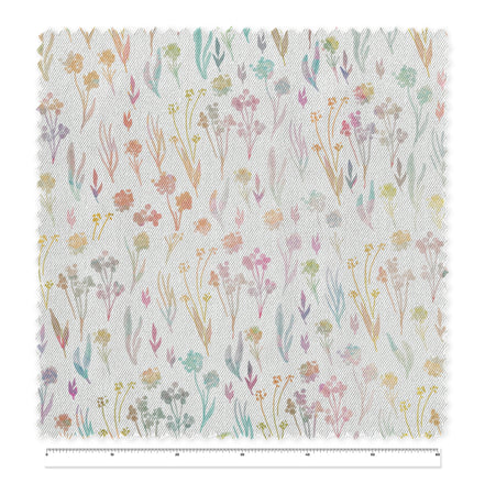 Tela Aqua Fleur x Metro (1,40 mts ancho)