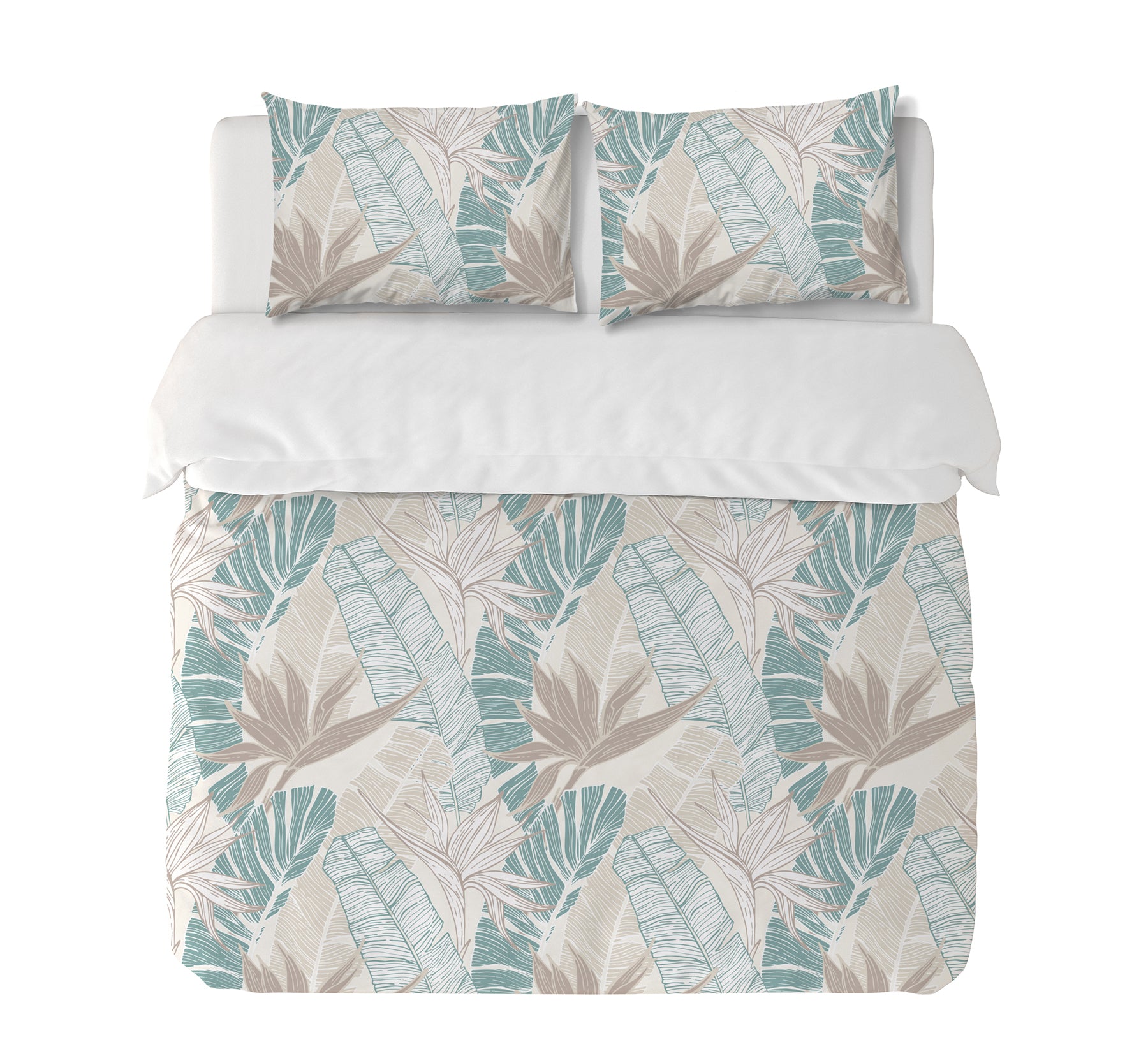 Textiles, Tela, Cojín, Funda Plumón, Piecera, Ropa Cama, Textil, cubre plumón, Genero, Cojines, Manta, Chal, Cubre Cama, Diseño Banana Leaf