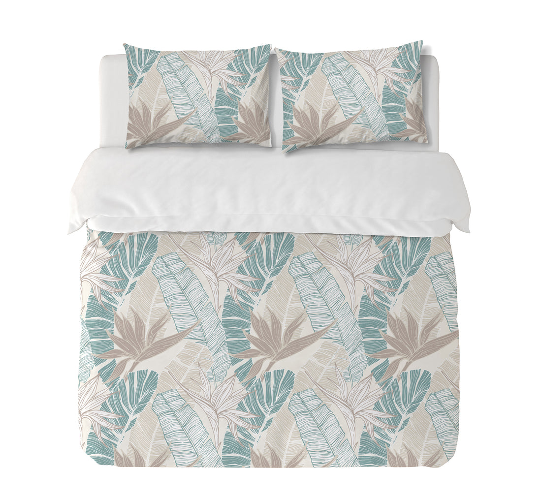 Textiles, Tela, Cojín, Funda Plumón, Piecera, Ropa Cama, Textil, cubre plumón, Genero, Cojines, Manta, Chal, Cubre Cama, Diseño Banana Leaf