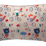Textiles, Tela, Cojín, Funda Plumón, Piecera, Ropa Cama, Textil, cubre plumón, Genero, Cojines, Manta, Chal, Cubre Cama, Diseño Biking Animals