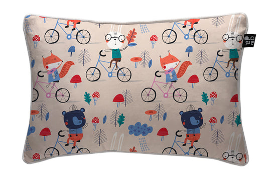 Cojín Biking Animals 60 x 40 cm