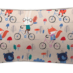 Textiles, Tela, Cojín, Funda Plumón, Piecera, Ropa Cama, Textil, cubre plumón, Genero, Cojines, Manta, Chal, Cubre Cama, Diseño Biking Animals