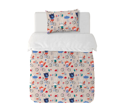 Textiles, Tela, Cojín, Funda Plumón, Piecera, Ropa Cama, Textil, cubre plumón, Genero, Cojines, Manta, Chal, Cubre Cama, Diseño Biking Animals