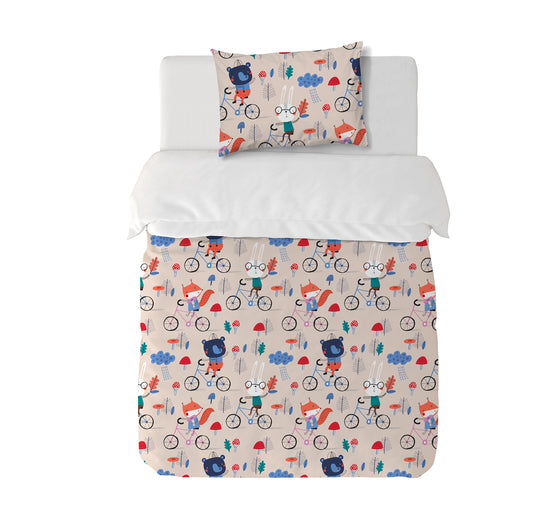 Textiles, Tela, Cojín, Funda Plumón, Piecera, Ropa Cama, Textil, cubre plumón, Genero, Cojines, Manta, Chal, Cubre Cama, Diseño Biking Animals