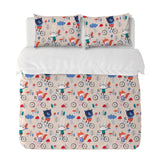 Textiles, Tela, Cojín, Funda Plumón, Piecera, Ropa Cama, Textil, cubre plumón, Genero, Cojines, Manta, Chal, Cubre Cama, Diseño Biking Animals