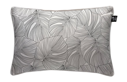 Cojín Black Moustera 60 x 40 cm
