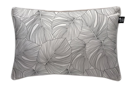 Cojín Black Moustera 60 x 40 cm