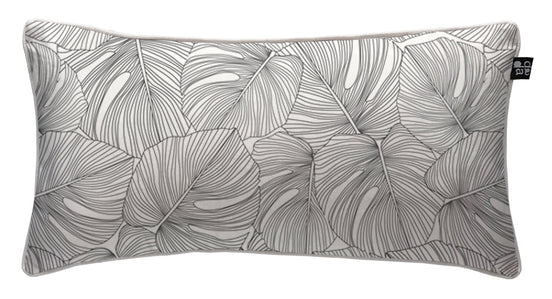 Cojín Black Moustera 70 x 35 cm