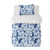 Textiles, Tela, Cojín, Funda Plumón, Piecera, Ropa Cama, Textil, cubre plumón, Genero, Cojines, Manta, Chal, Cubre Cama, Diseño Blue Bird