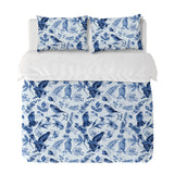 Textiles, Tela, Cojín, Funda Plumón, Piecera, Ropa Cama, Textil, cubre plumón, Genero, Cojines, Manta, Chal, Cubre Cama, Diseño Blue Bird