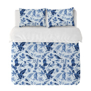 Textiles, Tela, Cojín, Funda Plumón, Piecera, Ropa Cama, Textil, cubre plumón, Genero, Cojines, Manta, Chal, Cubre Cama, Diseño Blue Bird