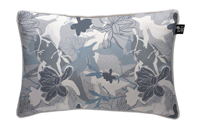 Cojín Blue Flower 90 x 35 cm
