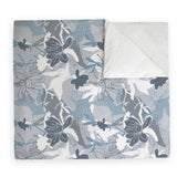 Textiles, Tela, Cojín, Funda Plumón, Piecera, Ropa Cama, Textil, cubre plumón, Genero, Cojines, Manta, Chal, Cubre Cama, Diseño Blue Flower