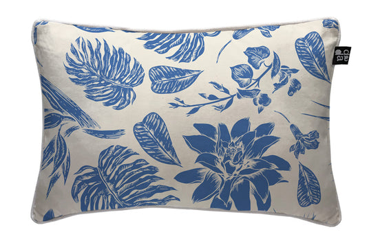 Cojín Blue Tropic 60 x 40 cm