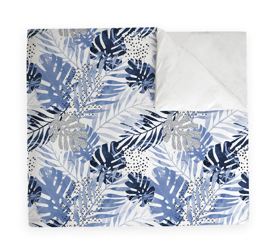 Manta Acolchada (Piecera) Blue Tropical 210 x 140 cm