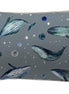 Cojín Blue Whales 70 x 35 cm