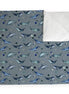 Manta Acolchada (Piecera) Blue Whales 210 x 140 cm