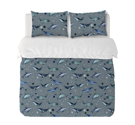 Funda Plumón Blue Whales Super King