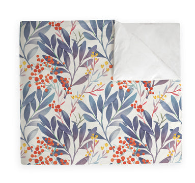 Textiles, Tela, Cojín, Funda Plumón, Piecera, Ropa Cama, Textil, cubre plumón, Genero, Cojines, Manta, Chal, Cubre Cama, Diseño Botanic Violet