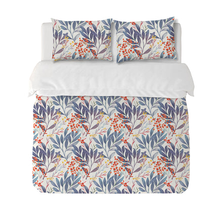 Textiles, Tela, Cojín, Funda Plumón, Piecera, Ropa Cama, Textil, cubre plumón, Genero, Cojines, Manta, Chal, Cubre Cama, Diseño Botanic Violet