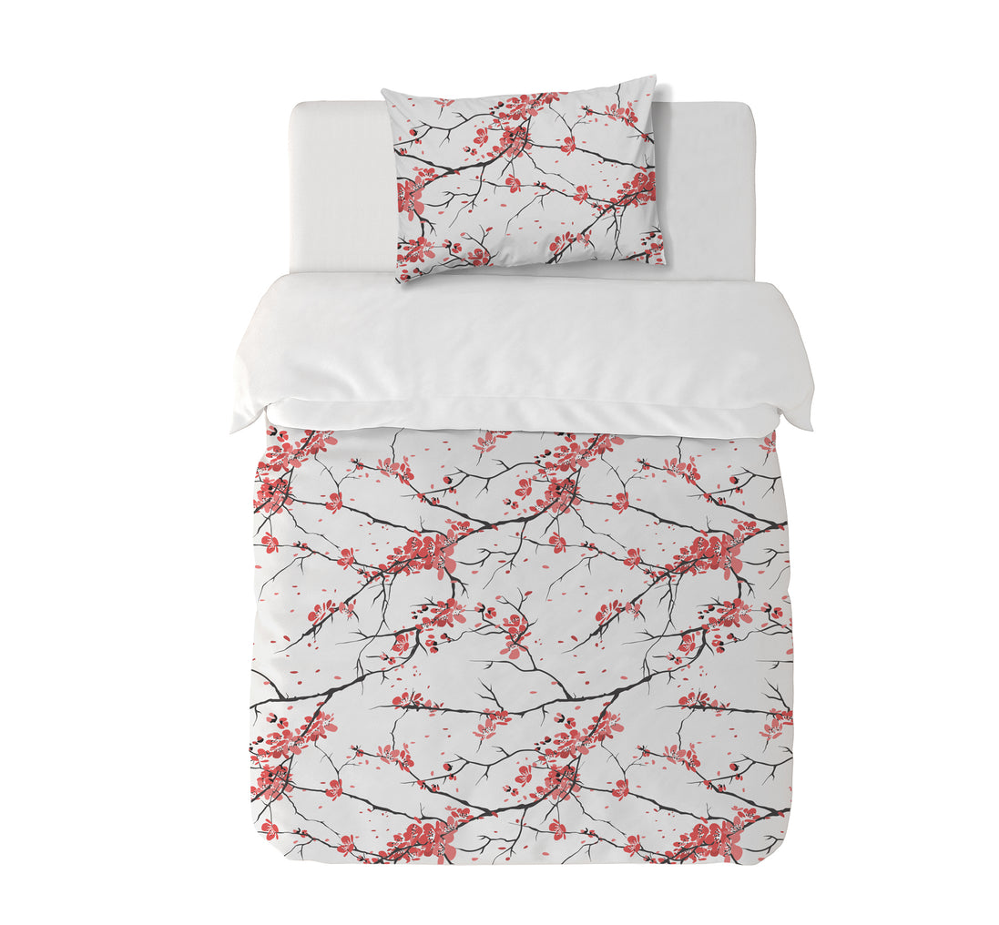Funda Plumón Cherry Blossom Cuna 145 x 105 cm