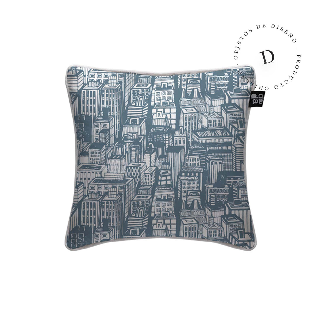 Cojín City Blue 45 x 45 cm