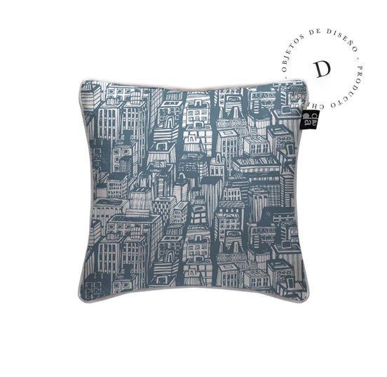 Cojín City Blue 45 x 45 cm