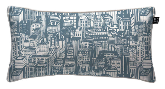 Cojín City Blue 70 x 35 cm