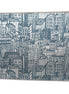 Cojín City Blue 90 x 35 cm