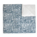 Textiles, Tela, Cojín, Funda Plumón, Piecera, Ropa Cama, Textil, cubre plumón, Genero, Cojines, Manta, Chal, Cubre Cama, Diseño City Blue