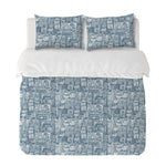 Textiles, Tela, Cojín, Funda Plumón, Piecera, Ropa Cama, Textil, cubre plumón, Genero, Cojines, Manta, Chal, Cubre Cama, Diseño City Blue