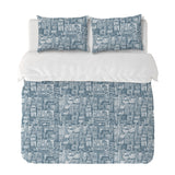 Textiles, Tela, Cojín, Funda Plumón, Piecera, Ropa Cama, Textil, cubre plumón, Genero, Cojines, Manta, Chal, Cubre Cama, Diseño City Blue