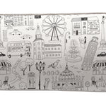 Textiles, Tela, Cojín, Funda Plumón, Piecera, Ropa Cama, Textil, cubre plumón, Genero, Cojines, Manta, Chal, Cubre Cama, Diseño City Lines