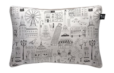 Textiles, Tela, Cojín, Funda Plumón, Piecera, Ropa Cama, Textil, cubre plumón, Genero, Cojines, Manta, Chal, Cubre Cama, Diseño City Lines