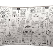 Textiles, Tela, Cojín, Funda Plumón, Piecera, Ropa Cama, Textil, cubre plumón, Genero, Cojines, Manta, Chal, Cubre Cama, Diseño City Lines