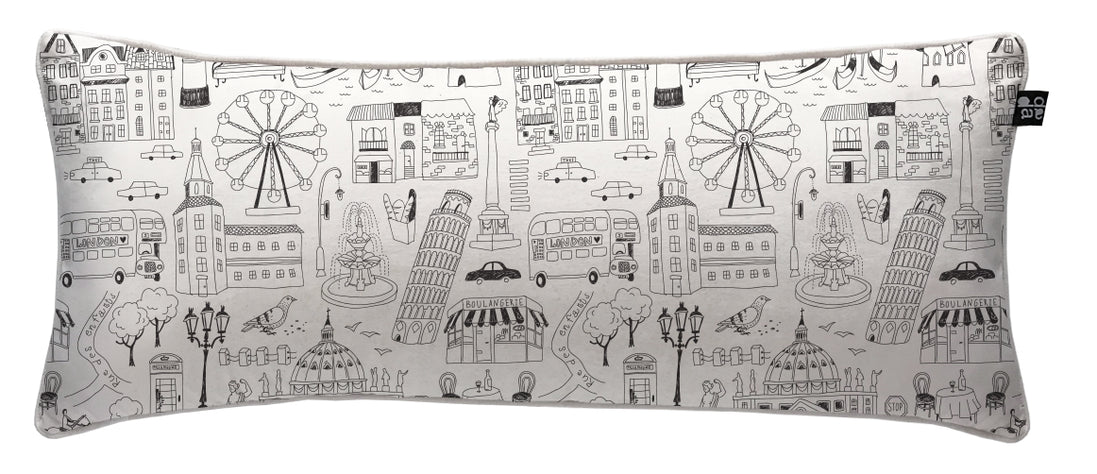 Textiles, Tela, Cojín, Funda Plumón, Piecera, Ropa Cama, Textil, cubre plumón, Genero, Cojines, Manta, Chal, Cubre Cama, Diseño City Lines