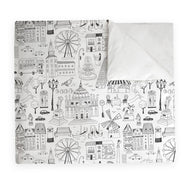 Textiles, Tela, Cojín, Funda Plumón, Piecera, Ropa Cama, Textil, cubre plumón, Genero, Cojines, Manta, Chal, Cubre Cama, Diseño City Lines