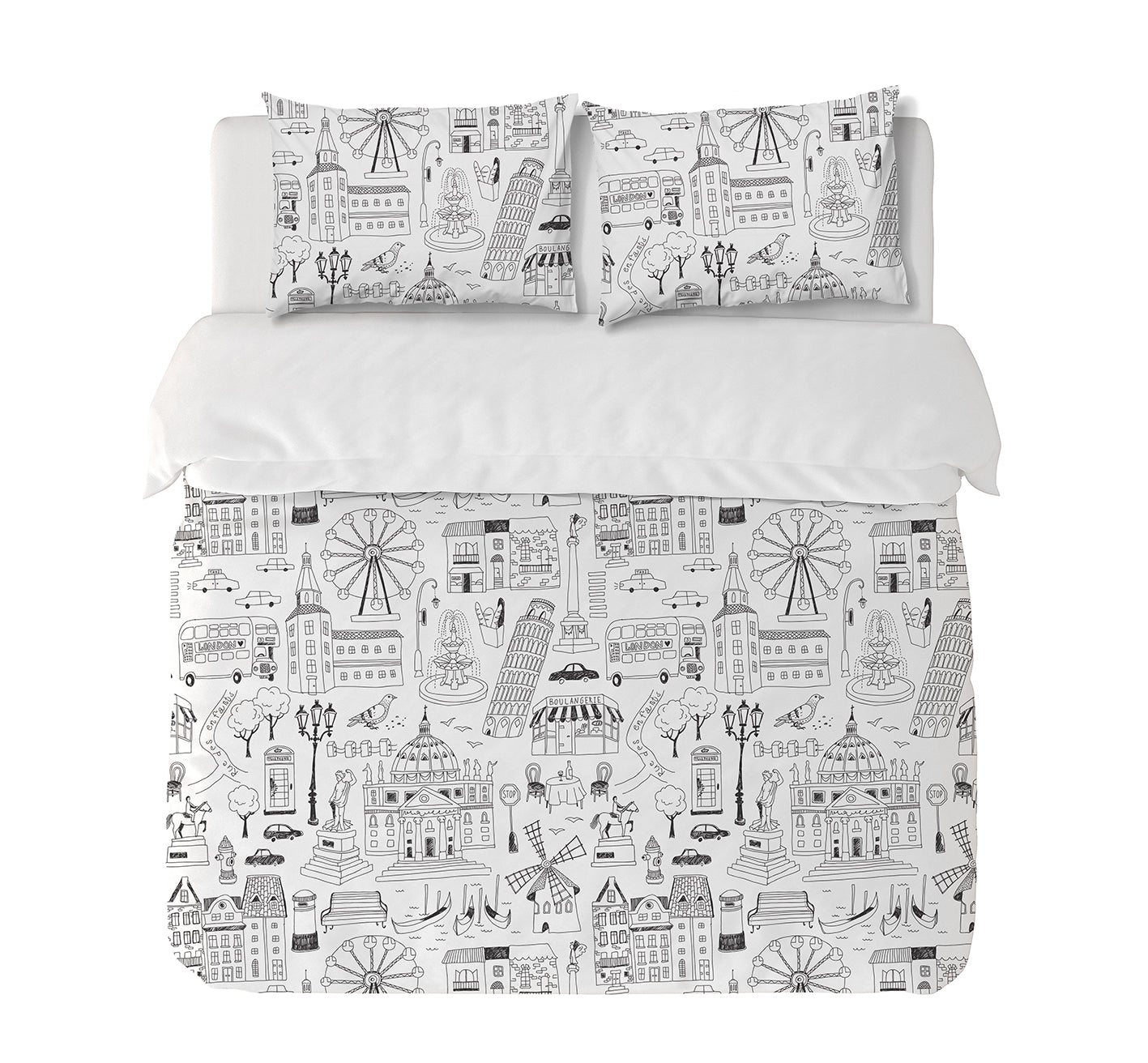 Textiles, Tela, Cojín, Funda Plumón, Piecera, Ropa Cama, Textil, cubre plumón, Genero, Cojines, Manta, Chal, Cubre Cama, Diseño City Lines