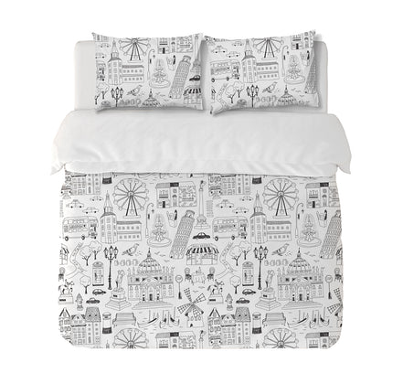 Textiles, Tela, Cojín, Funda Plumón, Piecera, Ropa Cama, Textil, cubre plumón, Genero, Cojines, Manta, Chal, Cubre Cama, Diseño City Lines
