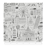 Textiles, Tela, Cojín, Funda Plumón, Piecera, Ropa Cama, Textil, cubre plumón, Genero, Cojines, Manta, Chal, Cubre Cama, Diseño City Lines