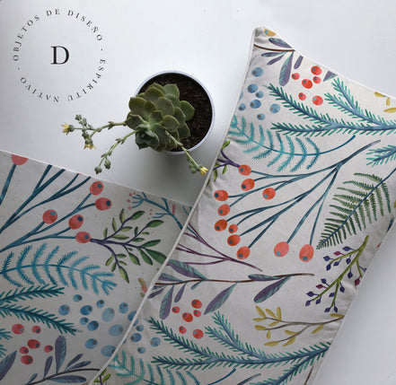 Textiles, Tela, Cojín, Funda Plumón, Piecera, Ropa Cama, Textil, cubre plumón, Genero, Cojines, Manta, Chal, Cubre Cama, Diseño Color Botanic