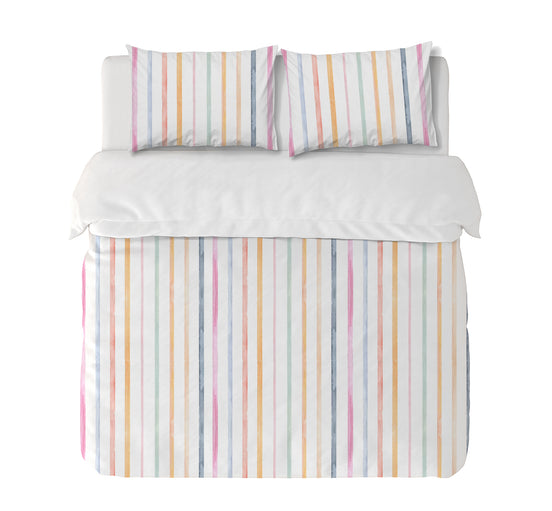 Funda Plumón Color Stripe Super King