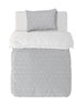 Funda Plumón Diamond Grey Cuna 145 x 105 cm