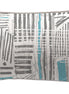 Cojín Draw Lines Blue 70 x 35 cm