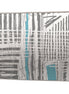 Cojín Draw Lines Blue 90 x 35 cm
