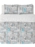 Funda Plumón Draw Lines Blue Super King