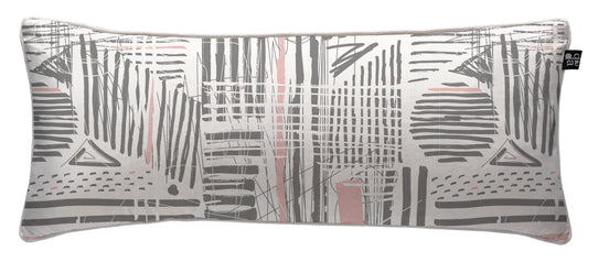 Cojín Draw Lines Pink 90 x 35 cm