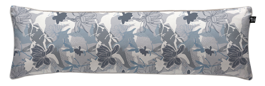 Cojín Blue Flower 120 x 35 cm